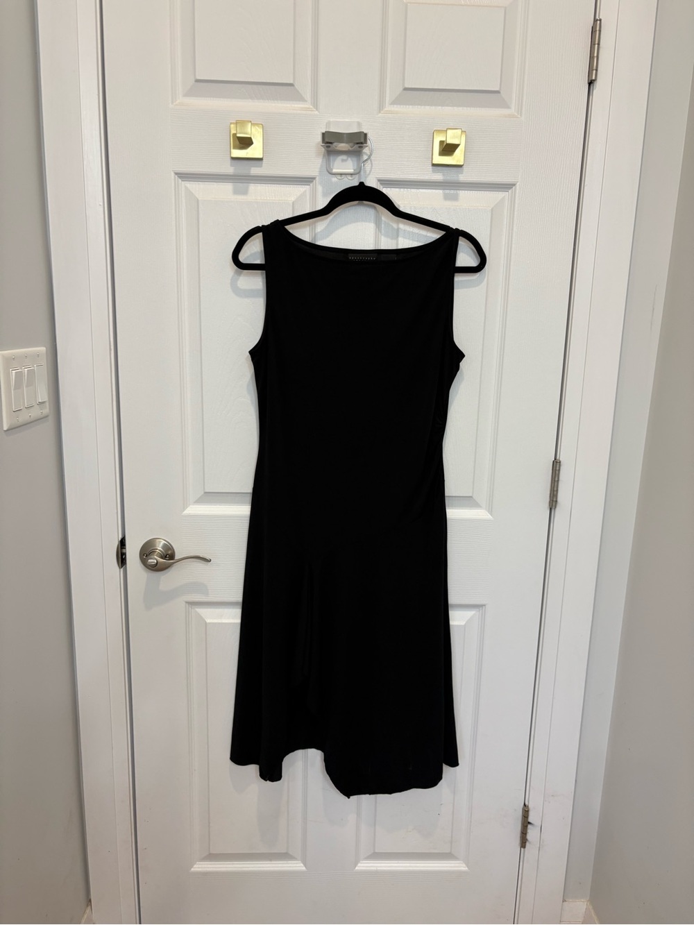 Apostrophe Classic Black Sleeveless A-Line Dress #1439